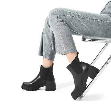 DREAM PAIRS Women’s Chelsea Ankle Boots - Stylish & Comfortable