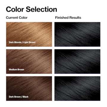 Revlon Permanent Hair Color, Permanent Hair Dye, Colorsilk with 100% Gray Coverage, Ammonia-Free, Ke...