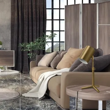 Globe Electric Pratt 18" Desk Lamp in Matte Brass Finish