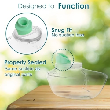 Nenesupply 4pc Duckbill Valves for Elvie Breast Pump