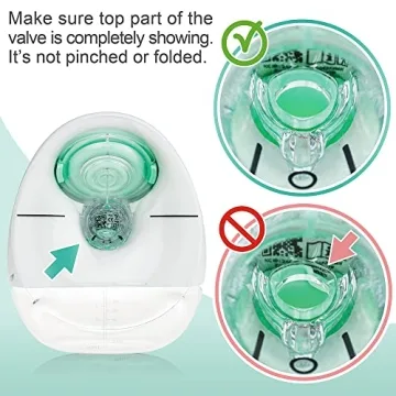 Nenesupply 4pc Duckbill Valves for Elvie Breast Pump