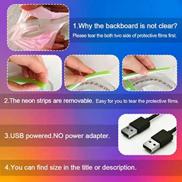 SYLHOME Pink This Must Be The Place Led Neon Light Sign USB Girls Bedroom Kids Room Wall Decor Sign ...