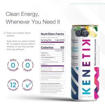 Kenetik Nootropic Ketone Drink for Energy and Focus