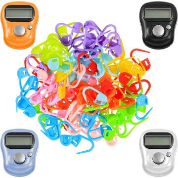 Kingdder Electronic Finger Counter & Stitch Markers