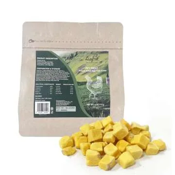 Freeze-Dried Egg Yolk Training Raw Single Ingredient Cat Treats, Solve Pet's Picky Eating Problem(Egg Yolk)