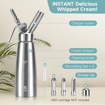 Professional Whipped Cream Dispenser for Quality Creations