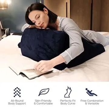 Ultimate Ergonomic Wedge Pillow Set for Restful Sleep