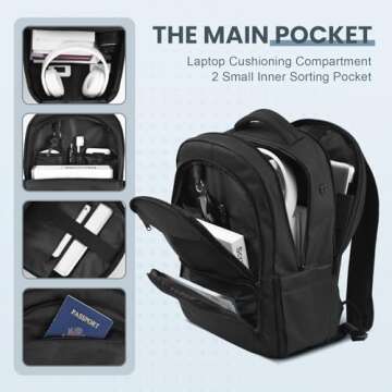 Stylish Laptop Backpack with USB Port & Anti Theft Design