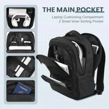 Stylish Laptop Backpack with USB Port & Anti Theft Design