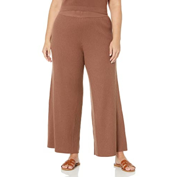 Catalina Pull-On Rib Sweater Pant for Women - Coffee Bean