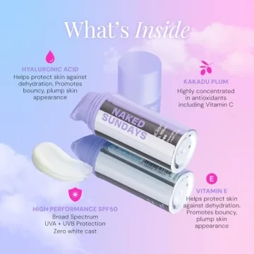 Naked Sundays CabanaClear SPF 50 Water Gel Serum - Lightweight & Hydrating