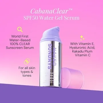 Naked Sundays CabanaClear SPF 50 Water Gel Serum - Lightweight & Hydrating