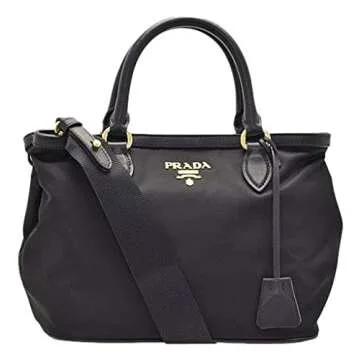 Prada Women's Black Tessuto Nylon Handbag 1BA173 - Luxury Style