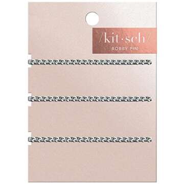 Kitsch Mini Rhinestone Bobby Pins - Silver Hair Pins for Women | Small Hair Accessories for Girls | ...
