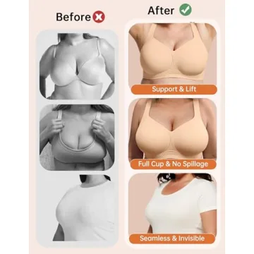 Vertvie Jelly Supportive Wireless Bra for Women