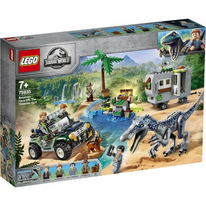 LEGO Jurassic World Baryonyx Face Off Building Kit 75935
