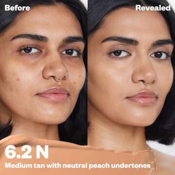 Kosas Revealer Concealer - Medium Coverage Makeup with Hyaluronic Acid, Conceals Dark Circles Under ...