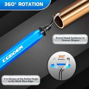 Deburring Tool with Metal Handle and 11 HSS Blades