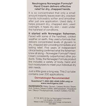 Neutrogena Hand Cream Norwegian Formula, 2 Oz (5 pack)