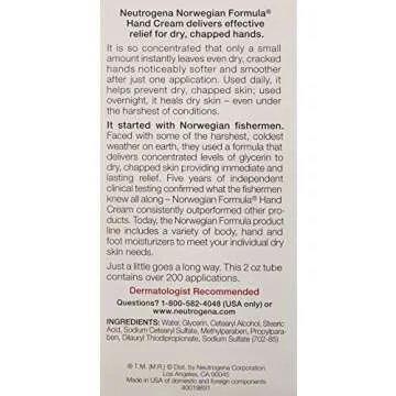 Neutrogena Hand Cream Norwegian Formula, 2 Oz (5 pack)