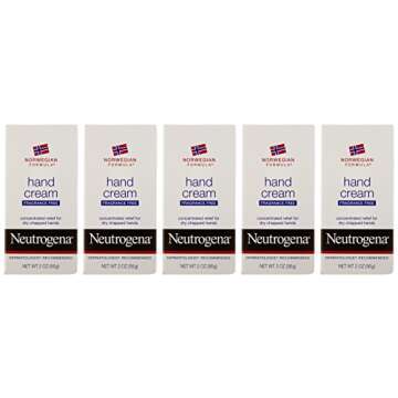 Neutrogena Hand Cream Norwegian Formula, 2 Oz (5 pack)