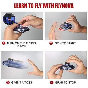 FLYNOVA Light Up UFO Drone Safe Fun for All Ages