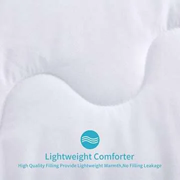 HOMBYS Lightweight Twin Down Comforter for All Seasons