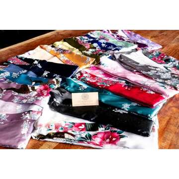 Luxury CCcollections Kimono Robe in Peacock Orange