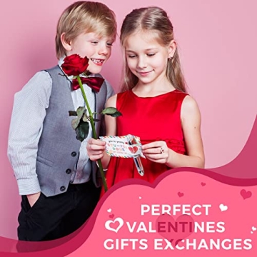 Sabary Valentine's Day Cards Set with Multicolor Pens