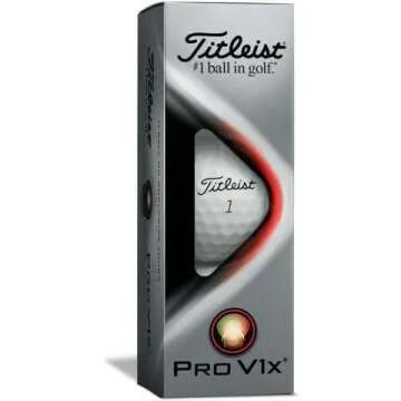 Titleist Pro V1x Golf Balls - One Dozen