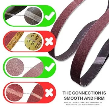 High-Quality 1x30 Sanding Belt Pack - 12 Premium Belts