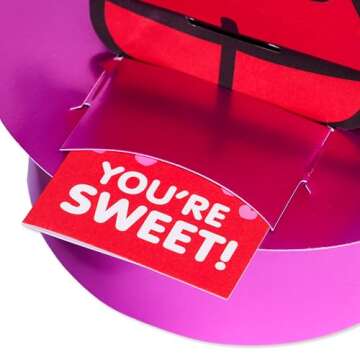 American Greetings Magic Moments Pop Up Hello Kitty Valentines Day Card (Happy Valentines Day)