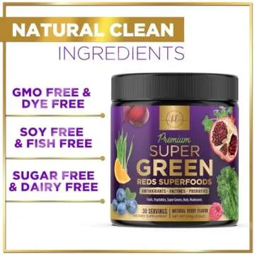 Greens Superfood Powder - Energizing Greens Blend for All