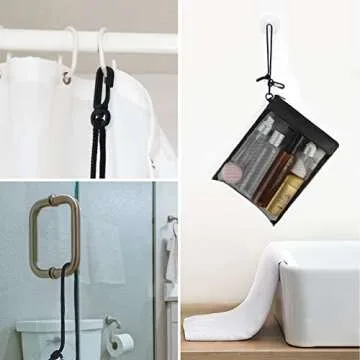 LEEFE Shower Bag Tote - Portable Mesh Caddy Organizer