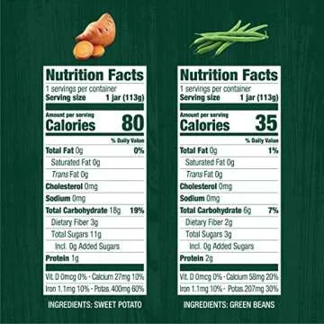 Beech-Nut Baby Food Jars, Veggie Variety Pack, 4oz, 12ct