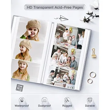 Elegant Popotop Photo Album Holds 300 Memories