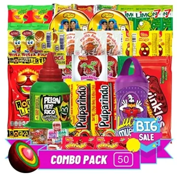 Las Posadas Candy (50 Counts) – Spicy, Sweet, Sour Dulces Mexicanos Assortment Pack – Authentic ...