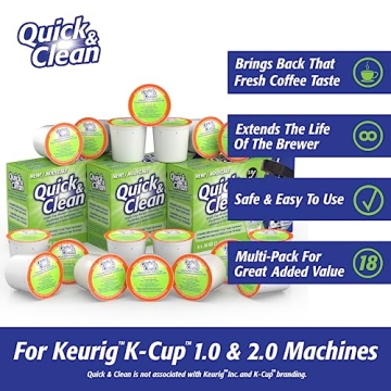 Quick & Clean Keurig Cleaning Pods for Fresh & Flavorful Coffee