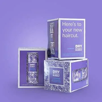 DRY Sparkling Non-Alcoholic Lavender Botanical Bubbly I 4 Clean Ingredients I Delicious Way to Be Sober & Social I Zero Proof Mocktail Mixer I Craft Non-Alcoholic Multi-Use Beverage, Pack of 12