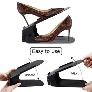 ZNCMRR Adjustable Shoe Slots 20 Pack Organize Your Closet