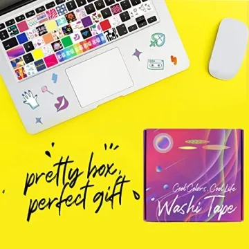 40 Rolls Colorful Washi Tape Set for DIY Crafts & Scrapbooking