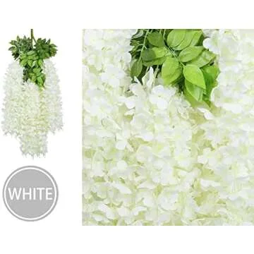 U'Artlines 36 Pack Artificial Wisteria Vines for Home Decor