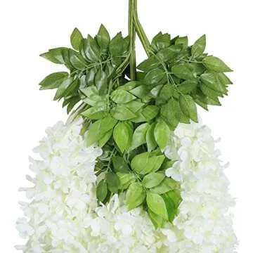 U'Artlines 36 Pack Artificial Wisteria Vines for Home Decor