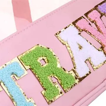 CRUOXIBB Stylish Clear Travel Makeup Bag for Women