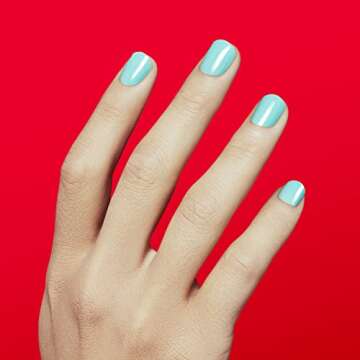 Dashing Diva Nail Strips - Iced Mint | UV Free, Chip Resistant, Long Lasting Gel Nail Stickers | Contains 27 Nail Wraps, 1 Prep Pad, 1 Nail File