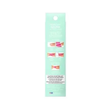 Dashing Diva Nail Strips - Iced Mint | UV Free, Chip Resistant, Long Lasting Gel Nail Stickers | Contains 27 Nail Wraps, 1 Prep Pad, 1 Nail File
