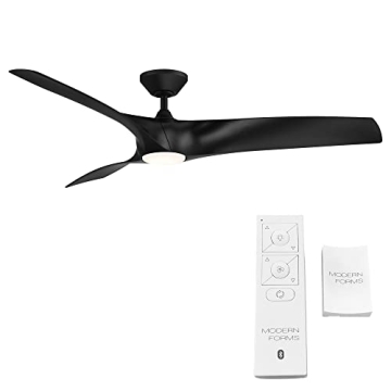 Zephyr Smart 3-Blade Ceiling Fan 62in with LED Light