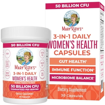 MaryRuth Organics Probiotics for Women - 50B CFU, Hormone & Gut Health