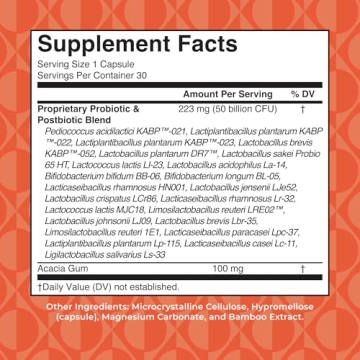 MaryRuth Organics Probiotics Women 50B CFU Hormone Gut Health