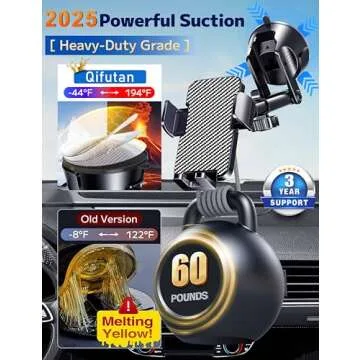 Qifutan Universal Car Phone Mount for Easy Access